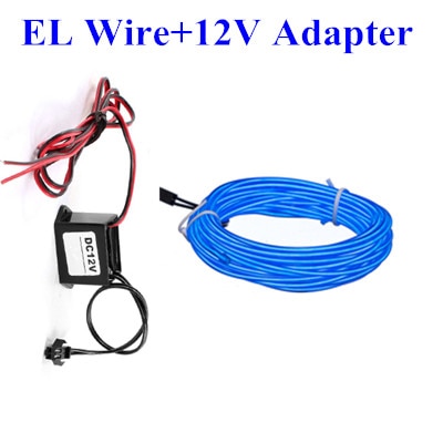 EL Wire with 12v Adapter