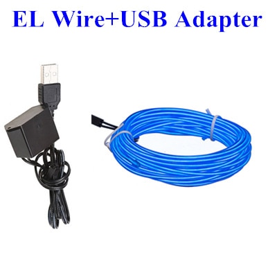 EL Wire with USB Adapter